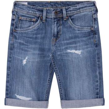 Abbigliamento Bambino Shorts / Bermuda Pepe jeans  Blu