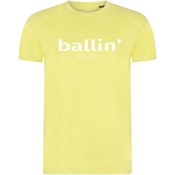 Abbigliamento Uomo T-shirt maniche corte Ballin Est. 2013 Regular Fit Shirt Giallo