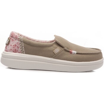 Scarpe Donna Sneakers Hey Dude Shoes Hey Dude Misty Rise Rose Beige