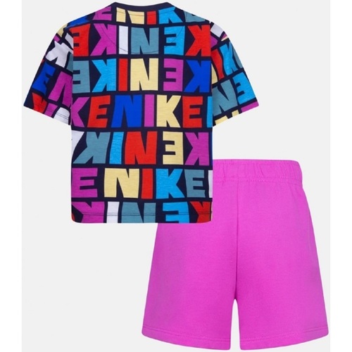 Abbigliamento Bambina Completo Nike 36K551 Bambine e ragazze Multicolore-A9X-Active Fuchsia