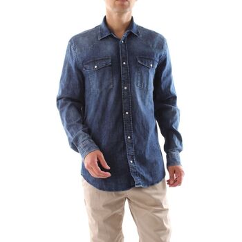 Abbigliamento Uomo Camicie maniche lunghe Dondup UC300R DS0259 FP7-800 Blu