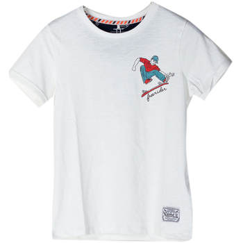 Abbigliamento Bambino T-shirt & Polo Name it T-SHIRT BOWLLING RAGAZZO Bianco