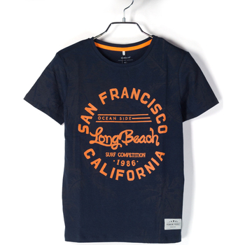 Abbigliamento Bambino T-shirt & Polo Name it T-SHIRT OSPALMAL STAMPA RAGAZZO Blu