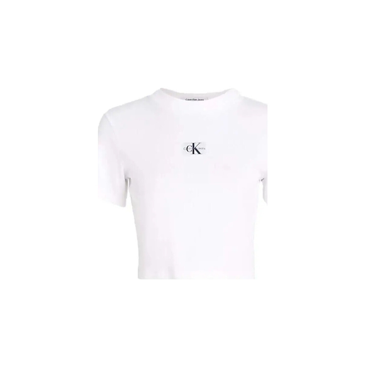 Abbigliamento Donna T-shirt maniche corte Calvin Klein Jeans Essential classic Bianco