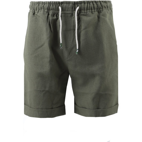 Abbigliamento Uomo Shorts / Bermuda Peninsula PANTABASKET LINO PUGLIA Verde