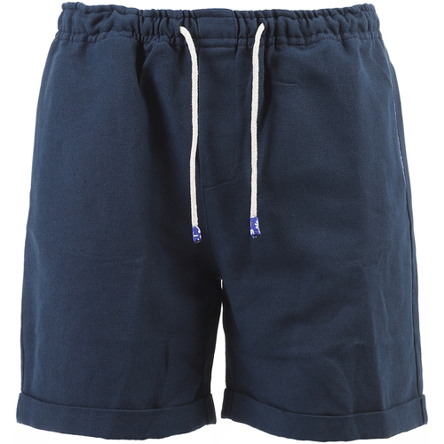Abbigliamento Uomo Shorts / Bermuda Peninsula PANTABASKET LINO STROMBOLI Blu