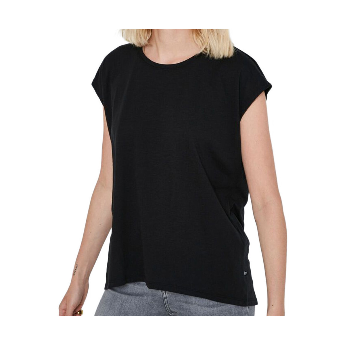 Abbigliamento Donna T-shirt & Polo Noisy May 27002573 Nero