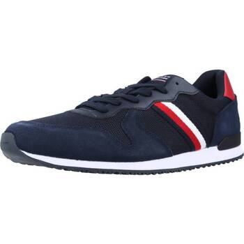 Scarpe Uomo Sneakers Tommy Hilfiger ICONIC MIX RUNNER Blu