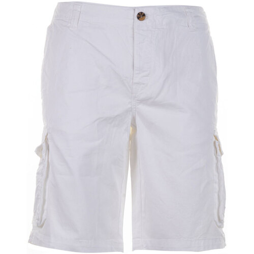 Abbigliamento Uomo Shorts / Bermuda Mc2 Saint Barth Bermuda bianco con tasconi Bianco