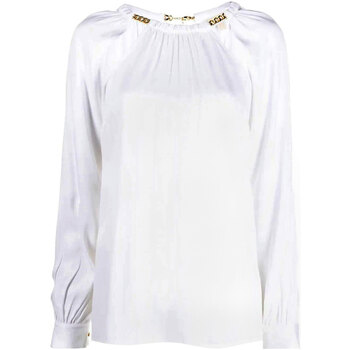 Abbigliamento Donna Top / T-shirt senza maniche MICHAEL Michael Kors Blusa con dettaglio catena Bianco