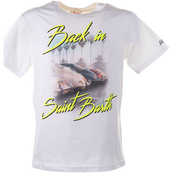 Abbigliamento Uomo T-shirt & Polo Mc2 Saint Barth T-shirt girocollo con stampa Bianco