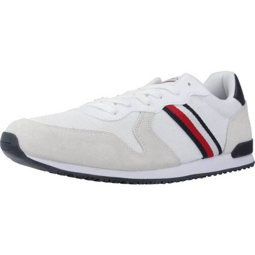 Scarpe Uomo Sneakers Tommy Hilfiger ICONIC MIX RUNNER Bianco
