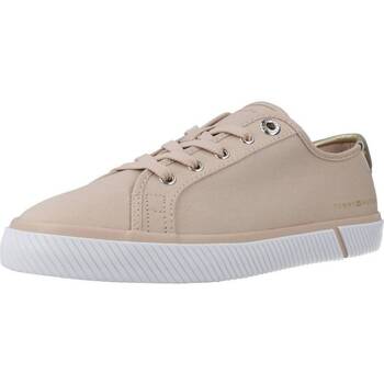 Scarpe Donna Sneakers Tommy Hilfiger LACE UP VULC Beige