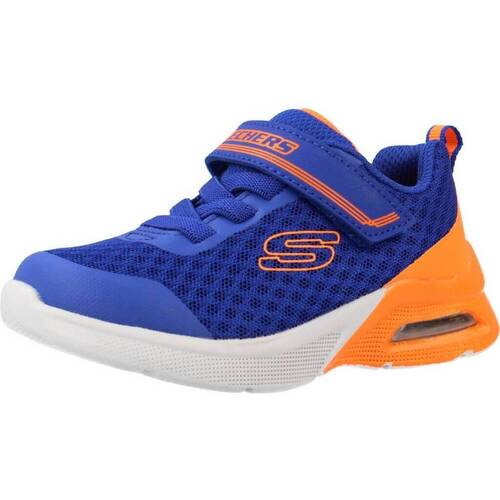 Scarpe Bambino Sneakers basse Skechers MICROSPEC Blu