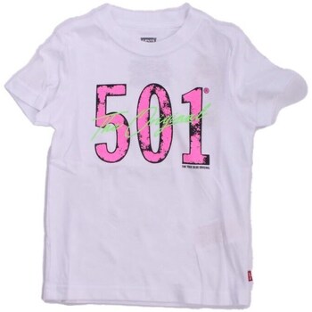 Abbigliamento Bambina T-shirt maniche corte Levi's 8EH882 Bianco