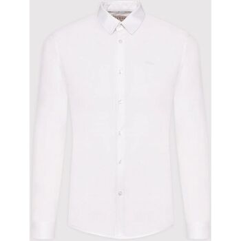 Abbigliamento Uomo Camicie maniche lunghe Guess M1YH20 W7ZK1-G011 PURE WHITE Bianco