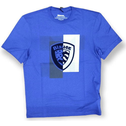 Abbigliamento Uomo T-shirt & Polo Blauer 23SBLUH02101 2000000296142 Blu