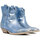 Scarpe Donna Stivali Just Juice Shoes F739K22-CRACK-CELESTE Blu