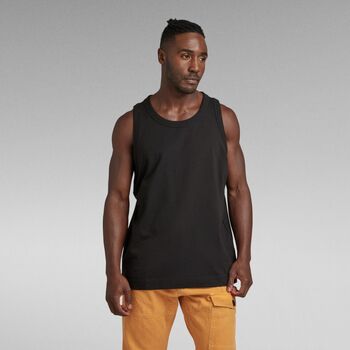 Abbigliamento Uomo Top / T-shirt senza maniche G-Star Raw D23196 B255 - ESSENTIAL TANK-6484 BLACK Nero