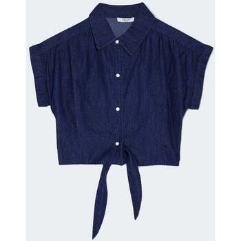 Abbigliamento Unisex bambino Camicie maniche lunghe Liu Jo  Den.Blue_sunflower_w