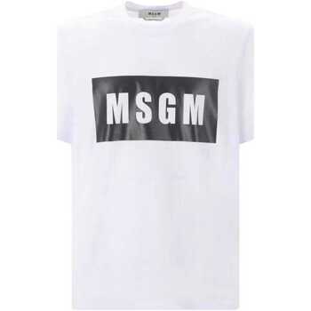 Abbigliamento T-shirt maniche corte Msgm  Bianco