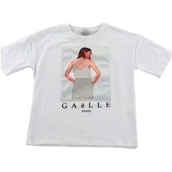 Abbigliamento Bambina T-shirt maniche corte GaËlle Paris 2746M0572 2000000175393 Bianco