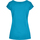 Abbigliamento Donna T-shirts a maniche lunghe Build Your Brand BB013 Blu