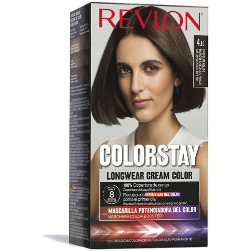 Bellezza Donna Tinta Revlon Colorstay Colorante Permanente 4.15-cioccolato Glassato 