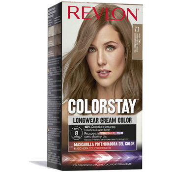 Bellezza Donna Tinta Revlon Colorstay Colorante Permanente 7.1-biondo Cenere 