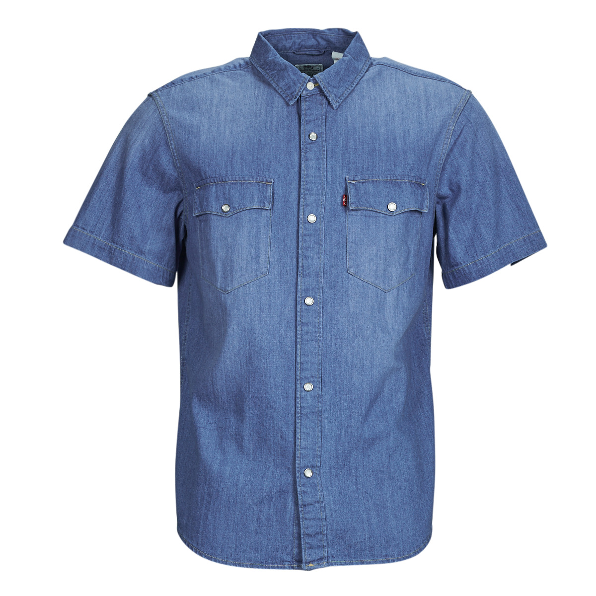 Abbigliamento Uomo Camicie maniche corte Levi's SS RELAXED FIT WESTERN Blu