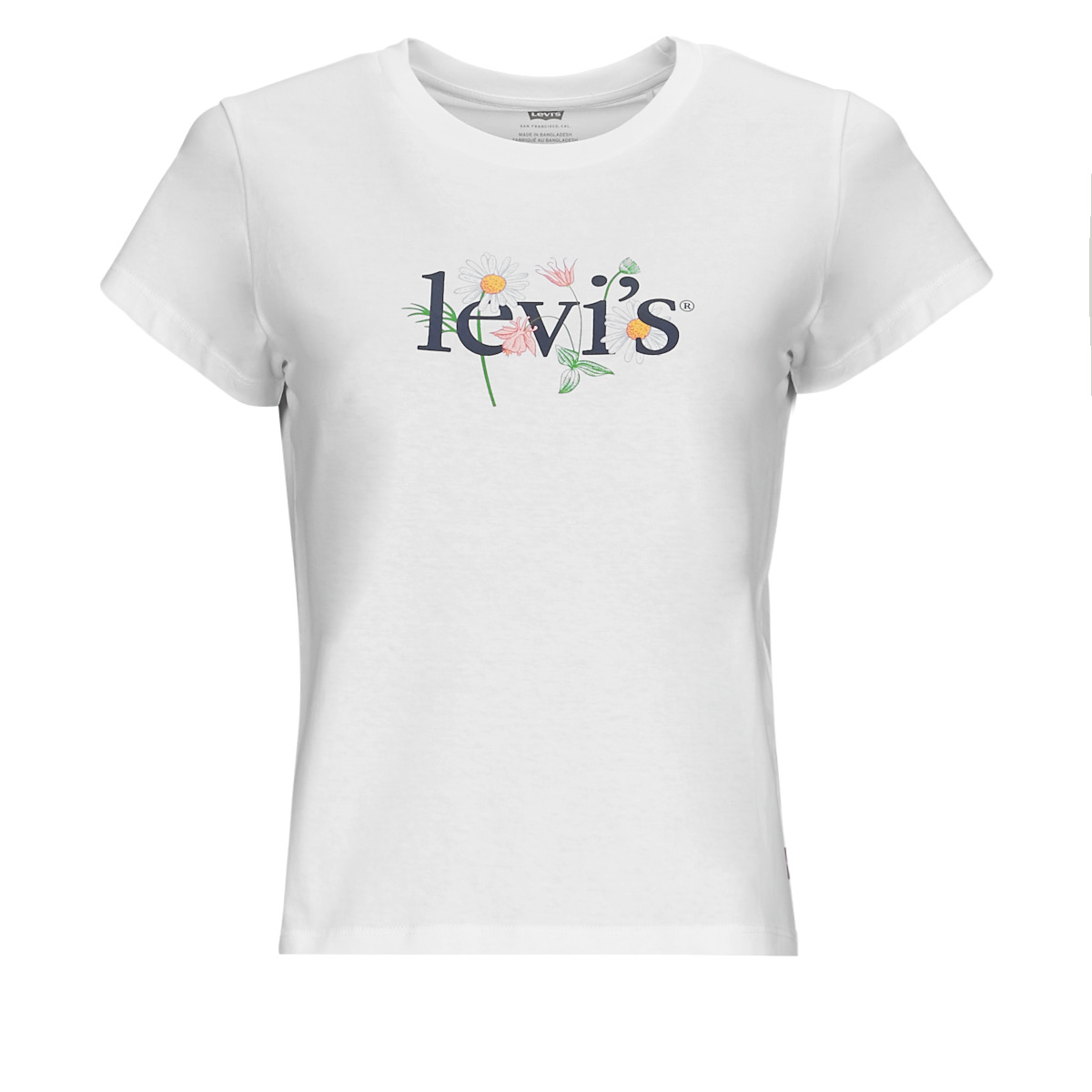 Abbigliamento Donna T-shirt maniche corte Levi's GRAPHIC AUTHENTIC TSHIRT Bianco