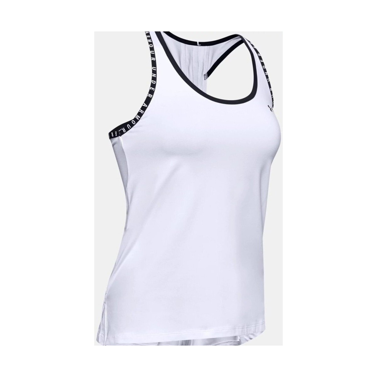 Abbigliamento Donna Top / T-shirt senza maniche Under Armour Canotta Donna Knockout Bianco