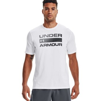 Abbigliamento Uomo T-shirt maniche corte Under Armour T-Shirt Uomo Team Issue Wordmark Bianco