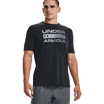 Abbigliamento Uomo T-shirt maniche corte Under Armour T-Shirt Uomo Team Issue Wordmark Nero