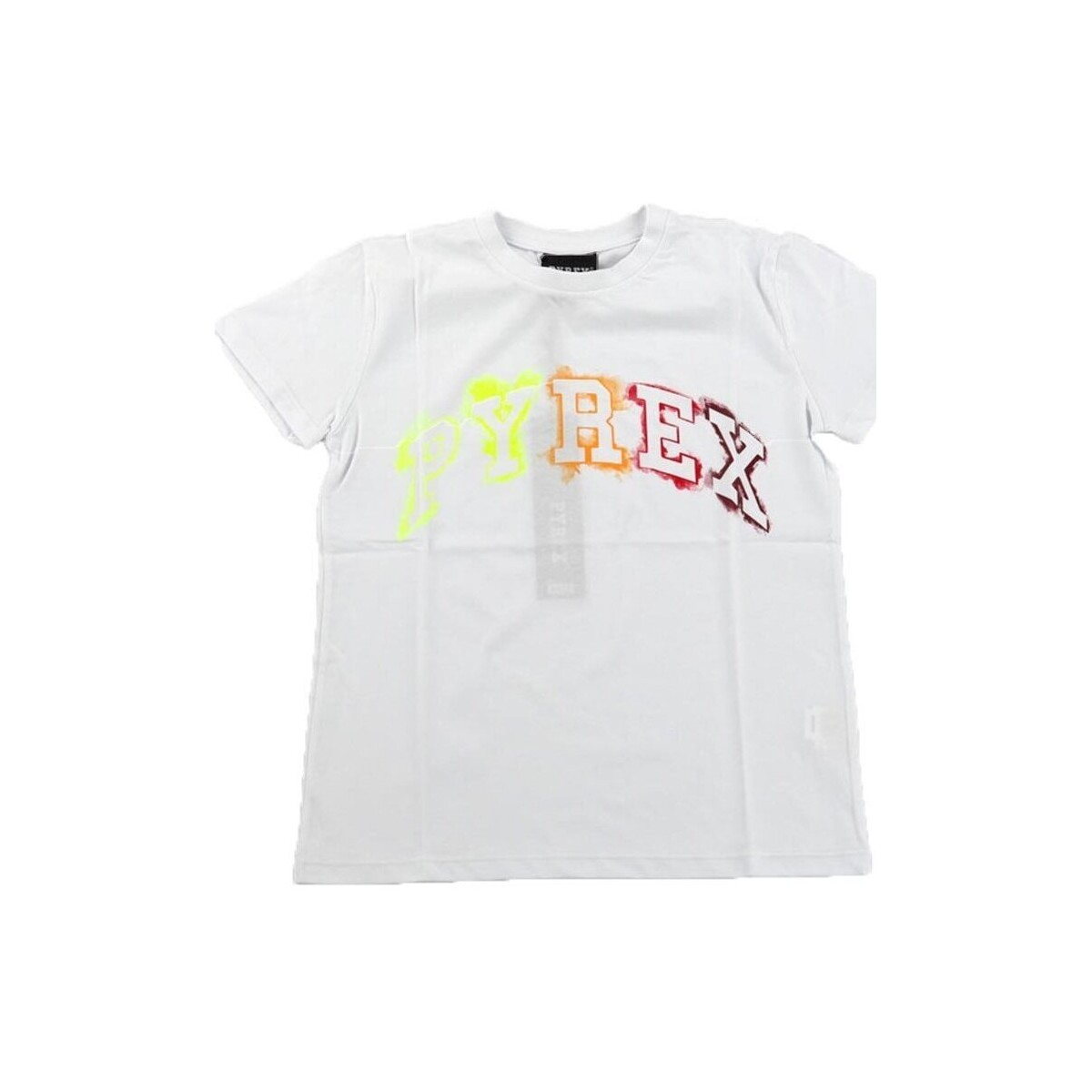 Abbigliamento Unisex bambino T-shirt maniche corte Pyrex T-Shirt Bambino Watercolor Bianco