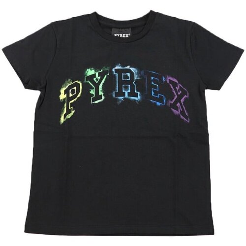 Abbigliamento Unisex bambino T-shirt maniche corte Pyrex T-Shirt Bambino Watercolor Nero
