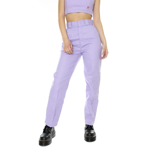 Abbigliamento Donna Pantaloni Dickies W' Phoenix Cropped Rec Purple Rose Viola