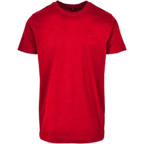 Abbigliamento Uomo T-shirts a maniche lunghe Build Your Brand Basic Rosso