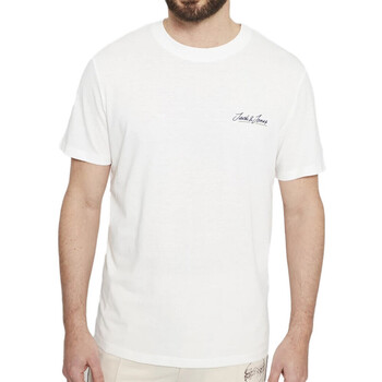 Abbigliamento Uomo T-shirt & Polo Jack & Jones 12207349 Bianco