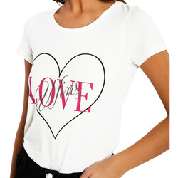 Abbigliamento Donna T-shirt & Polo Morgan 231-DWIN Bianco