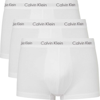Biancheria Intima Uomo Mutande uomo Calvin Klein Jeans 3P Low Rise Trunk Bianco