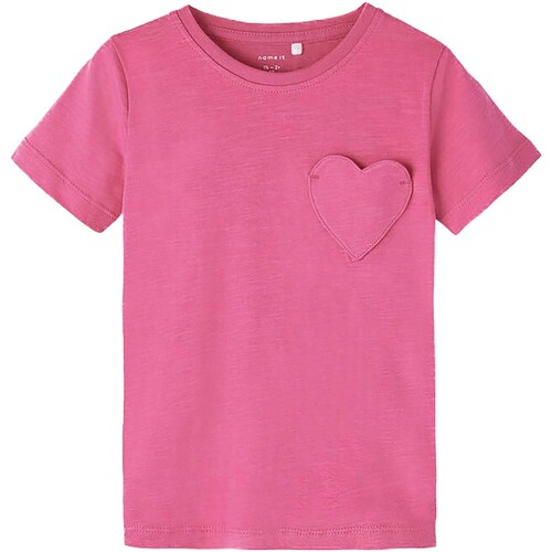Abbigliamento Bambina T-shirt & Polo Name it T-Shirt  Nmfdorthe Top Rosa