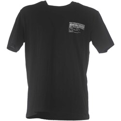 Abbigliamento Uomo T-shirt & Polo Selected Slhrelaxajax Print Ss O-Neck Tee W Nero