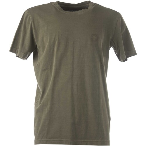 Abbigliamento Uomo T-shirt & Polo Selected Slhconnor Wash Ss O-Neck Tee W Verde