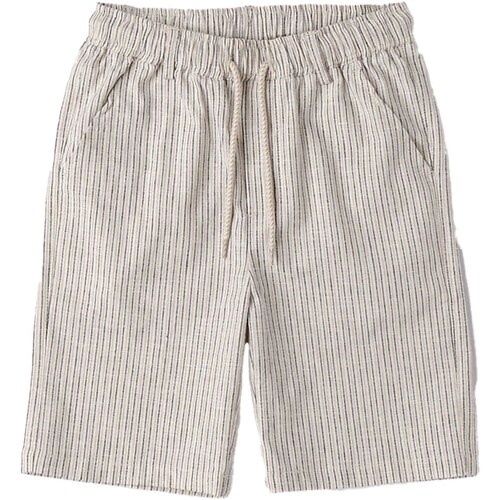 Abbigliamento Bambino Shorts / Bermuda Ido Pantalone Tessuto Navetta Corto Beige