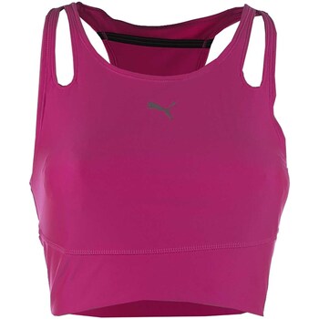 Abbigliamento Donna Top / T-shirt senza maniche Puma Run Ultraform Crop Tank W Rosa
