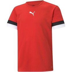 Abbigliamento Unisex bambino T-shirt & Polo Puma Teamrise Jersey Jr Rosso
