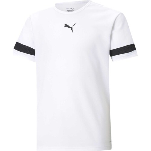 Abbigliamento Unisex bambino T-shirt & Polo Puma Teamrise Jersey Jr Bianco