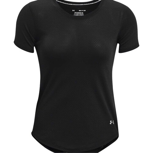 Abbigliamento Donna T-shirt & Polo Under Armour Ua Streaker Ss Nero