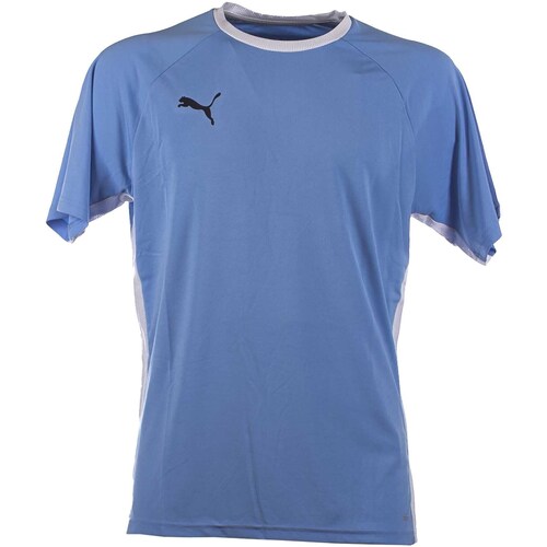 Abbigliamento Uomo T-shirt & Polo Puma Teamliga Padel Shirt Blu